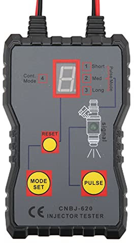 Yctze Tester Wtryskiwaczy Cnbj-620 Kfz-Einspritzdüsen-Tester Professionelles 4-Puls-Modi Tragbares Einspritzdüsen-Testgerät Kfz-Kraftstoffeinspritzdüsen-Tester