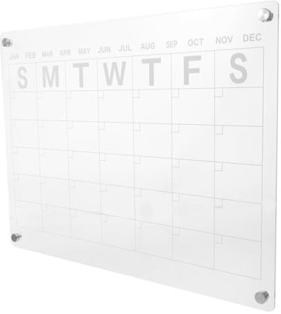 OFFSCH Magnetische Schreibtafel 16x12in Kühlschrank Kalender Löschtafel Für Den Einsatz Im Büro