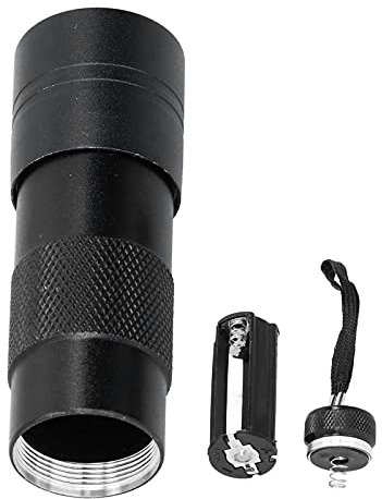 HUONIU Urinfleckendetektor für Haustiere, Taschenlampe mit ultraviolettem Licht für Lebensmittel- und Urinflecken, tragbares UV-Licht für Skorpione und gefälschte Gegenstände