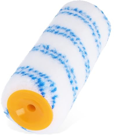 5x Farbroller 18 cm Ersatzrolle Farbwalze Malerwalze Malerrolle Nylonrolle Malen Streichen Wandfarbe Roller Anti-Spritz-Roller Universal Wandroller Robuste