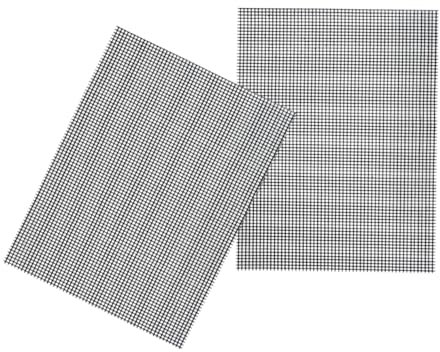 BRIGHTFUFU 2pcs Outdoor Bbq Mesh Mat Non-stick Grill Pads for Charcoal Grill Heat-resistant Bbq Food Mat for Cooking and Outdoor