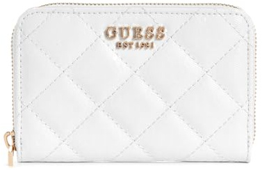 GUESS Laurel SLG Medium Zip Around Wallet M White