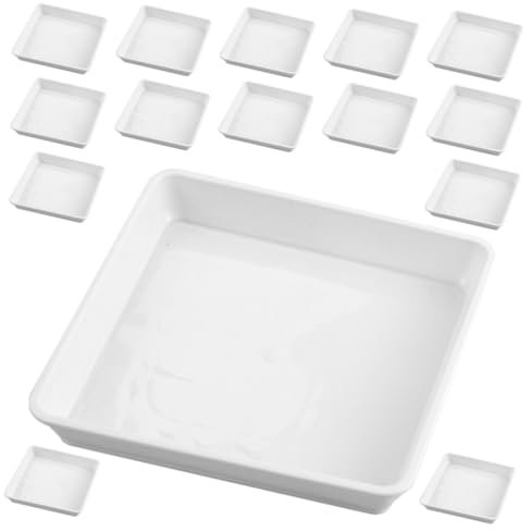 IWOWHERO 15stücke Untersetzer Aus Kunststoff Für Pflanzen Im Innenbereich Blumentopf-tabletts Pflanzenschalen-untersetzer Wasserschalen Für Topfpflanzen Langlebig Und Robust