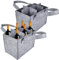 2 Stück Flaschentasche: 24x18x16cm Flaschentasche Filz, 6 Flaschen Filztasche, Flaschentasche mit Trennwänden, Waschbar Wiederverwendbar Flaschen Filztasche für Bierflaschen Weinflasch, Grau