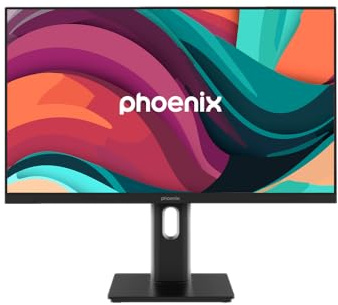Phoenix Technologies Monitor Phoenix Essence 24 Pro 27 IPS Grado A+ Full HD 1920x1080 100Hz Conectividad HDMI, DisplayPort, VGA Altavoces integrados Ajuste ergonómico Filtro de luz