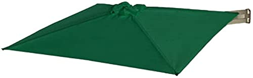 Parasols 2.1m Square Wall Mounted Cantilever Patio Umbrella, Aluminium Frame & Polyester Canopy, Tilting Sunshade for Outdoor Garden Balcony
