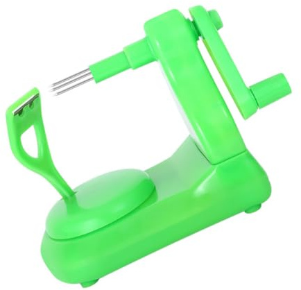 VICASKY Pelapatate Manuale Verde Antiscivolo Inossidabile Sbucciatore per Frutta e Verdure Utensile Resistente e Multifunzionale