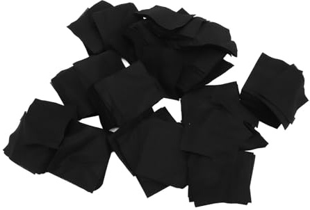 1200 discos desmaquillantes desechables de algodón negro, de fuerte absorción, para el cuidado de la piel.