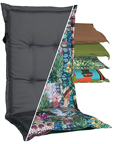 Beo HL Nizza Gartenmöbelauflage für Hochlehner, Wendekissen BE743/PY202, 1 Stück (1er Pack)