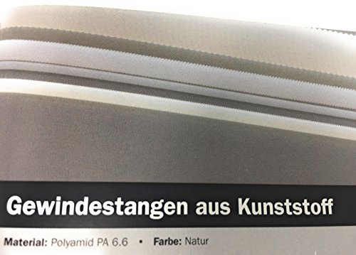 1m Gewindestange DIN 975 aus Kunststoff M5