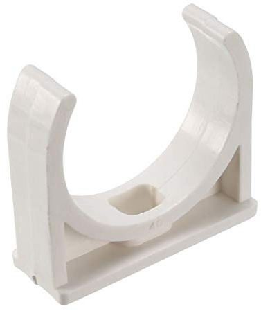 sourcing map Rohrschellen, 40 mm, passend für TV-Ablagen, Unterstützung für PEX-Rohre, 20 Stück, Gelb
