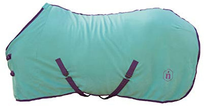 Abschwitzdecke_indira_pro_350g (145 cm, Türkis 01 - Violett 01)