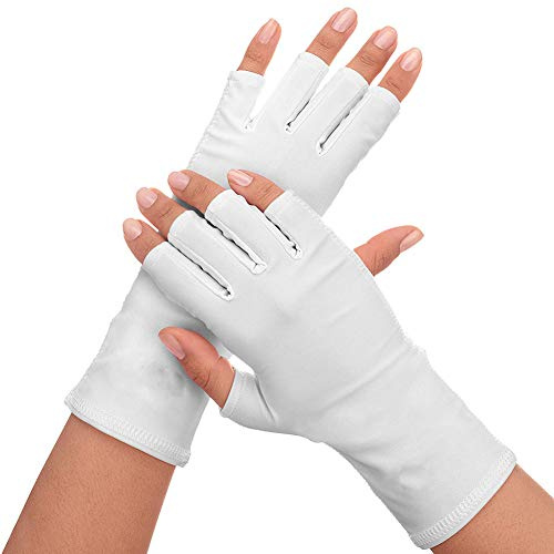 Xiton 1 Paar Nägel UV Schild Handschuh Anti Uv Handschuh Sunblock Schutz Schild Fahren Handschuhe Maniküre Nail art Trockner Werkzeuge