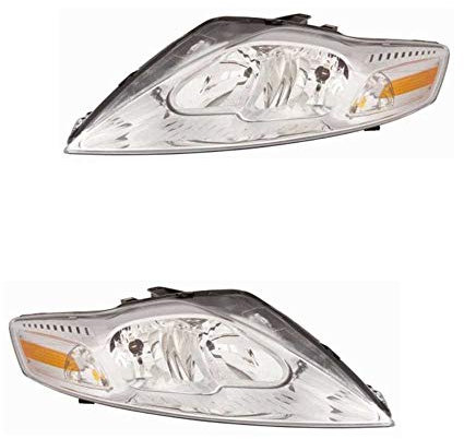 Halogen Scheinwerfer Set links & rechts Hauptscheinwerfer Frontscheinwerfer H1 mit Elektromotor ohne Lampenträger für Model Mondeo IV Turnier BA7