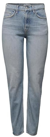 ONLY Jean mom ONLVENEDA Taille Haute Mom Fit Jeans Light Blue Denim XL 30 Light Blue Denim XL / L30