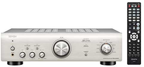 Denon PMA-600NE HiFi Amplifier, Bluetooth, Phono Equalizer, Coaxial and Optical Inputs, Subwoofer Output, Analog Mode, Music Streaming - Silver