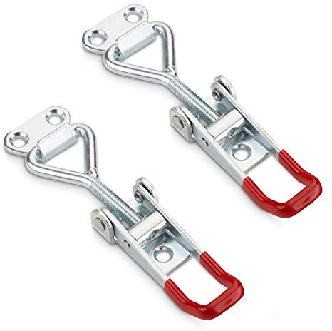 Set di 2 blocchi di tensione JUNKER M5 (forza di tenuta 165 kg) Acciaio zincato - Serrature di sicurezza regolabili