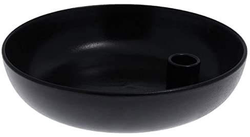 Storefactory - Lindatorp - Kerzenständer, Kerzenschale - Keramik - Schwarz - D 21 cm