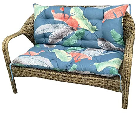 Konsilsa Outdoor/Indoor Bankauflage, Auflage für Gartenbank Sitzkissen Bankpolster gepolsterte Sitzpolster für Gartenbank Bierzeltgarnitur Bankkissen (Color : E, Größe : 150x100x8cm(59x39x3inch))