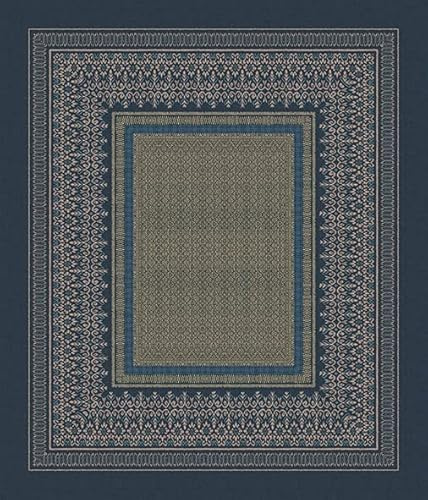 Bassetti Tischdecke Roccaraso B1 aus 100% Baumwolle in der Farbe Blau, Maße: 140cm x 170cm, 9324143