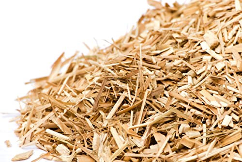 Gebrüder Goller Bio Miscanthus Einstreu grob - Staubarm & Saugstark - Einstreu für Kleintiere wie Kaninchen, Meerschweinchen, Hamster - Kleintierstreu aus biologischem Anbau - 60L 100% Natur