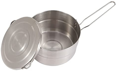 BESPORTBLE Faltbarer Edelstahl Camping-topf Mit Griff Langlebiges Outdoor Kochgeschirr Für Picknick Wandern Backpacking Tragbar Sicher Und Wiederverwendbar
