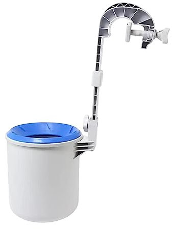 PW TOOLS Piscine | Skimmer Mural Automatique pour Piscine Hors Sol - Nettoyeur portatif d'entretien Piscine débris d'écrémage pour l'étang, écumoire Nettoyeur Piscine pour Le