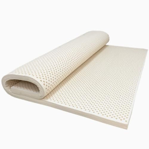 Latex-Bettmatratze, Mittelweich, Körpermassage-Matratzenauflage, Latexmatratze, Lindert Druck,15cm,160x200cm