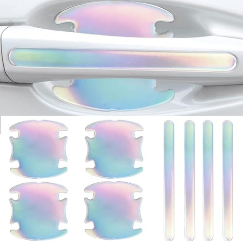 8 Pcs Transparente Anti-Kratz-Aufkleber für VW Touran 5T ab Bj.2015,Lackschutzfolie Aufkleber Set für Auto,Kratzschutz, Lackschutzfolie - Transparent Glänzend,C