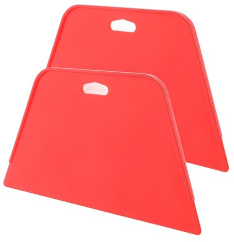 Veemoon 2 Stück Tapetenwerkzeug aus Abs Kunststoff Flexibles Vinylwerkzeug mit Glasfolie Rakel für Einfache und Zeitsparende Wandtapeten und Fensterfolienmontage