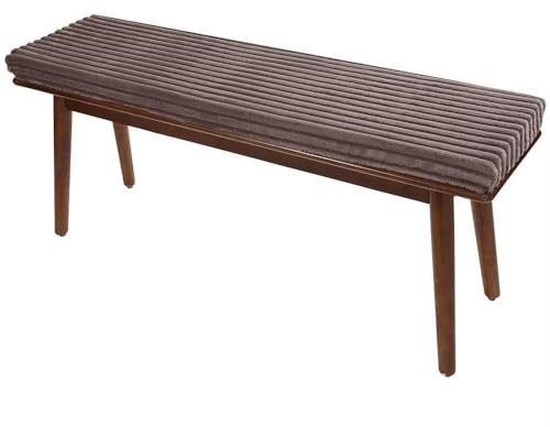 Bankauflage 70×30 CM, 5CM Dicke Cord Bankkissen, Waschbare Sitzauflage Sitzkissen Bank, Stuhlkissen Bankpolster, Gartenbank Auflage Outdoor, Sitzpolster Bankpolster für Küche Esszimmer, Kaffee