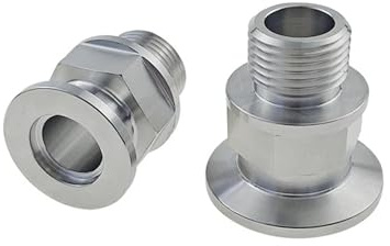 1 pz KF16 KF25 Raccordo for tubo flangiato esagonale filettato maschio G1/8 1/4 3/8 1/2 1 BSPP for vuoto(G Thread,KF16_1/2)