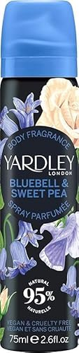 Vellomart Yardle Bluebell&sweet pea Body Spray 75ml – Long Lasting Fresh Floral Fragrance, Elegant Deodorant for Women, Everyday Refreshing Body Mist