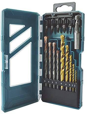 ERBAUER COMBINATION DRILL & SCREWDRIVER BIT SET 15 PIECE SET. High Quality and Easy To Use