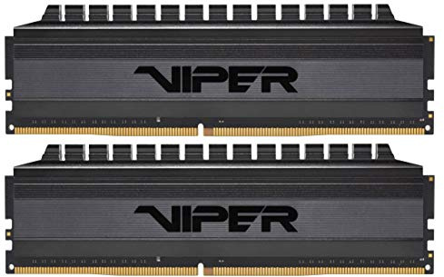 Patriot Memory Viper Blackout Series RAM DDR4 8Go (2 x 4Go) 3000MHz Kit de Mémoire Haute Performance