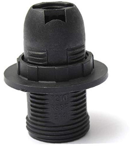 250V 2A Plastique Pratique de la Lampe E14 Support Ampoule Pendentif Douille Abat Bague