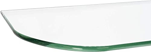 ib style® Glasboden | 6mm | abgerundet | 11 Größen | Klar | 60 x 20 cm
