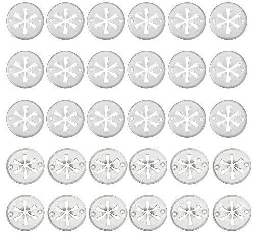 TANCUDER 30 Pièces Rondelles de Verrouillage Rapide Rondelles de Blocage Starlock Rondelles de Serrage en Acier Inoxydable 30mm de Diamètre pour la Plupart des Voitures
