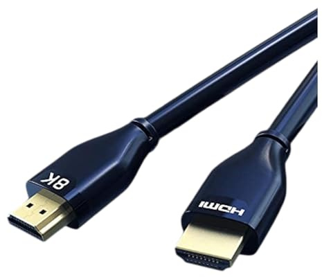 Dragon Trading - Cavo HDMI 2.1 8K, compatibile con PlayStation 5 e XBox Serie X, 2 metri, AviBrex, Ultra HD, ad alta velocità, 48 Gbps, 8K60 4K120 144Hz eARC HDR10 4:4:4 HDCP 2.2 & 2.3 Dolby