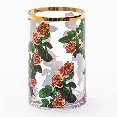 SELETTI Vaso Toiletpaper Roses 14 cm