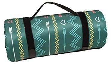 DOTBUY-SHOP Picknickdecke Wasserdicht, Campingdecke Stranddecke Wärmeisoliert Maschinenwaschbar Faltbar Picknickmatte, für Outdoor Strand Campen Wandern Ausflüge (dunkelgrün,200x300cm)