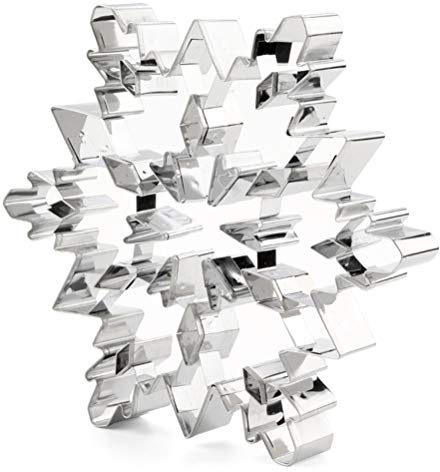 Boxwizard Snowflake Cookie Cutter Stainless Steel