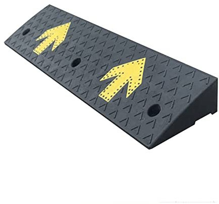 Bordsteinrampe, Auffahrkeile Auffahrrampe,Bordsteinkanten Rampe,türschwellenrampe, Gummirampe Bordsteinkanten Rampe Für Auto, Rollstuhl, Bürgersteig, Wohnmobil (Size : 100 * 25 * 10cm)