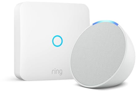 Ring Intercom von Amazon + Echo Pop Weiß | Die ideale Kombination für ein smarteres Zuhause