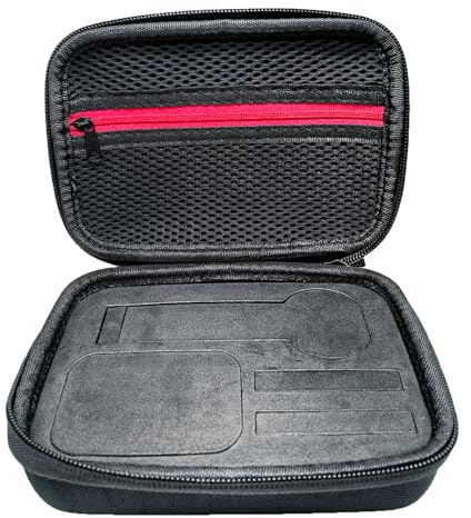 Pikioraz Funda de Transporte para Cámara Insta360, Bolsa Compatible con Insta X5 X4 X3, Funda Rígida de Viaje para Insta 360 X5 X4 X3 Accesorios, Negro