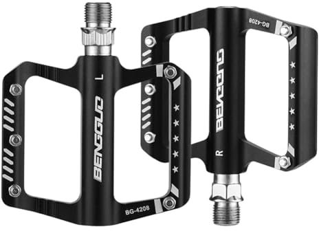 WMFASBAG Ultraleichtes Fahrradpedal mit abgedichtetem Lager, Aluminiumlegierung, MTB, Rennradpedal, wasserdichtes Fahrrad, breite Plattformpedale, MTB-Fahrradzubehör