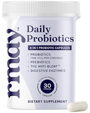 rmdy Constipation, Bloating, & Gas Relief | Relief from Diarrhea, & IBS | Probiotic for Digestive Health & Gut | 30 Capsules