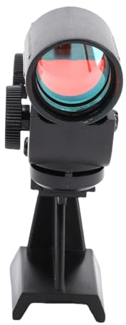 Generic Red Dot FinderScope, Opinistro de Puntero de Estrella Accesorios de Telescopio Astronómico con Diapositivas, Perillas de Ajuste Vertical Horizontal