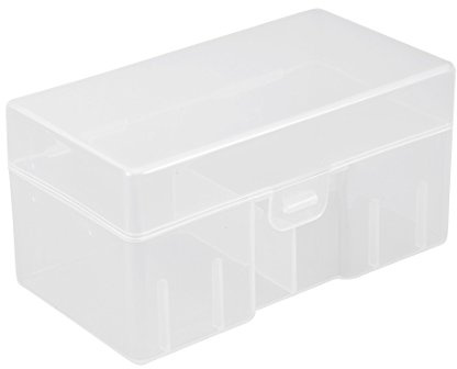sourcing map Caja de Almacenamiento de Batería Recipiente Protector Transparente para Pilas AAA/AA 12 x 9V