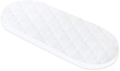 Waterproof Moses Basket Mattress Protector 77x30cm – Soft Quilted Cover